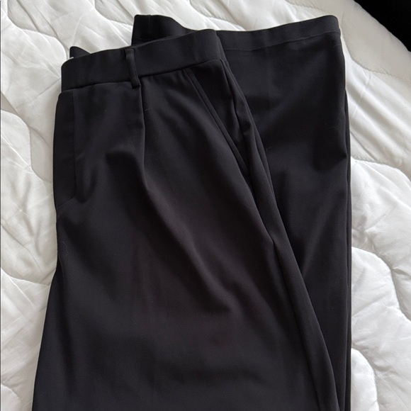 HALARA Men's Black Dress Pants - Sleek Straight Leg - Picture 2 of 2